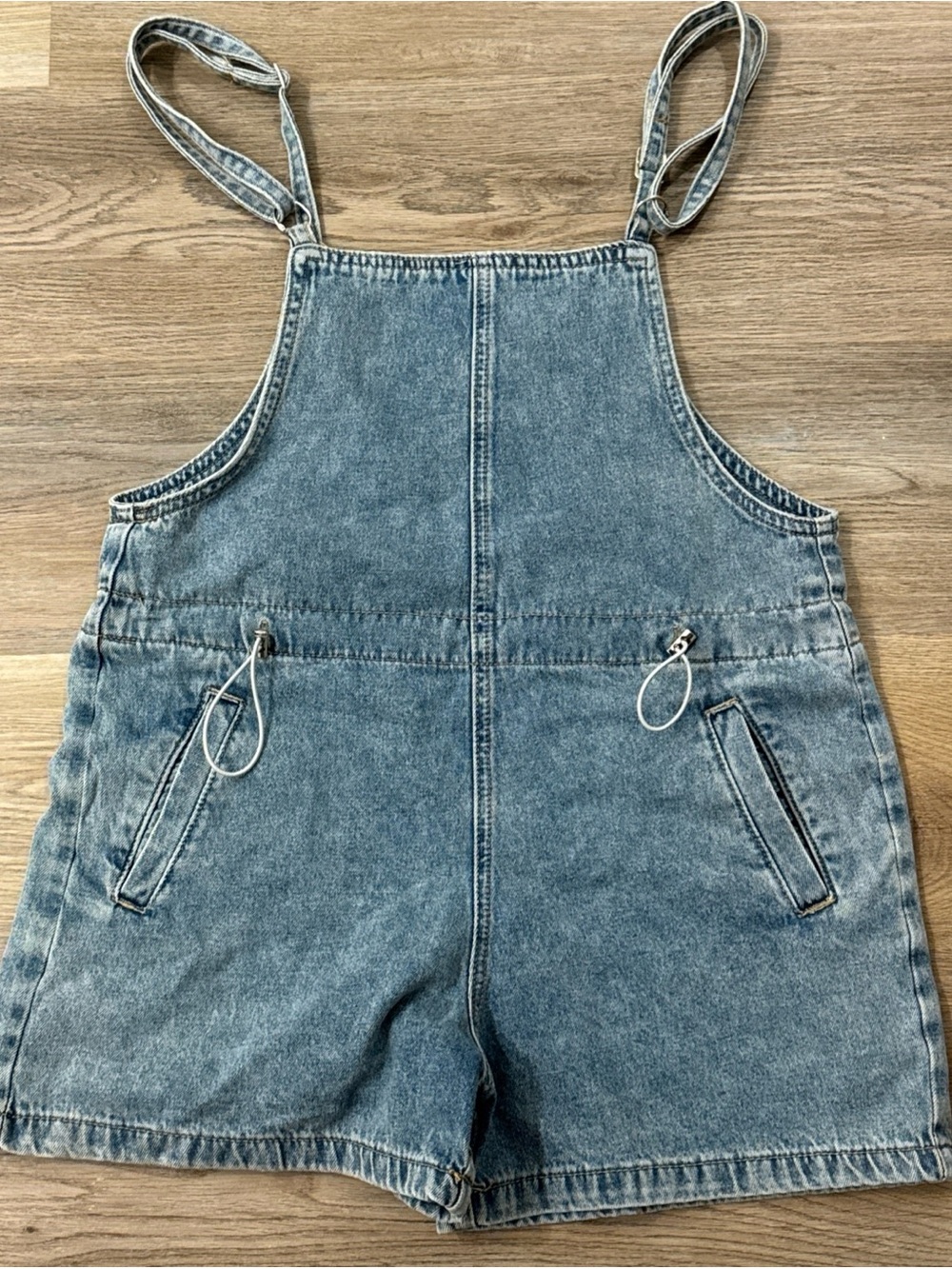 Cinch Waist Overalls Denim Shorts Small Women’s Trend